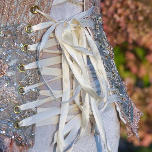 SOLD Fantasy Couture Bustier Corset Sample - Picture 5 of 5